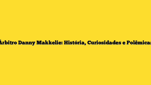 “Árbitro Danny Makkelie: História, Curiosidades e Polêmicas”